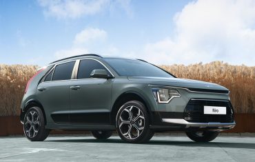 Kia Niro next to reeds